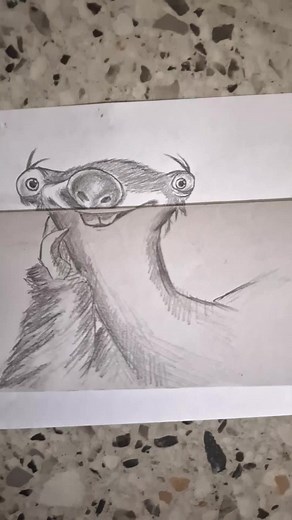 Art Reflection: Swimming with Sid from Ice Age