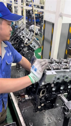 Installation of the Dongfeng Soken DK15-06 Engine Timing Chain#DK15-06#engine#carengine#Двигатель#двигательавтомобиля#المحرك