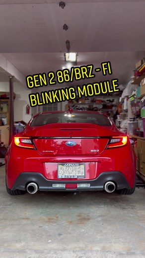 Installing this F1 Blinking Module from Driven.Media! Shoutout to my friend for allowing me to make some content with his car, hoping to show yall more Gen 2 content in the future 🤙🏼 #frs #brz #gt86 #gr86 #scion #subaru #toyota #drivenmedia #brakelight #diy #garage #carmods #moddedcars #f1 #zd8 #zn8