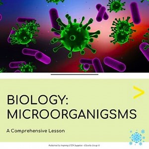 Microorganisms Workbook & Activities | A Comprehensive Lesson with Easel & NGSS