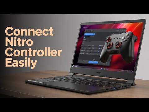 How to Connect Your Nitro Gaming Controller NGR300 to your Acer Nitro V 15 Laptop