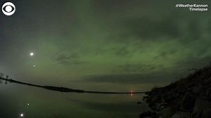 1K views · 30 reactions | COLORFUL SKY: Timelapse video shows the Northern Lights in the sky over Southwest Minnesota on Sunday night. A geomagnetic storm caused the lights to be visible in many U.S. states on Sunday, according to the National Oceanic and Atmospheric Administration. | 8 News Now | Facebook