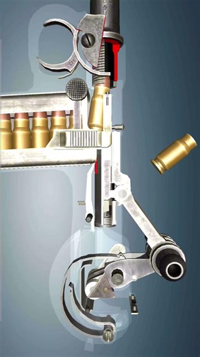 Borchardt C-93 #shorts #howitworks #animation #BorchardtC93 #luger