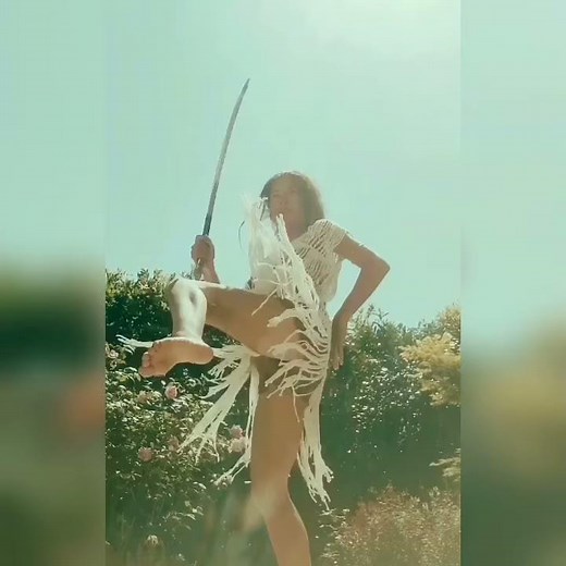 Sword Dance Performance - Spring celebration doing flankirovka