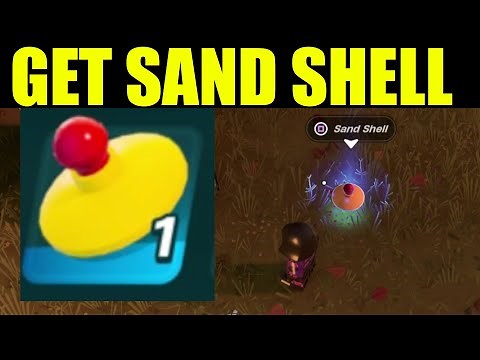 how to get the sand shell in lego fortnite