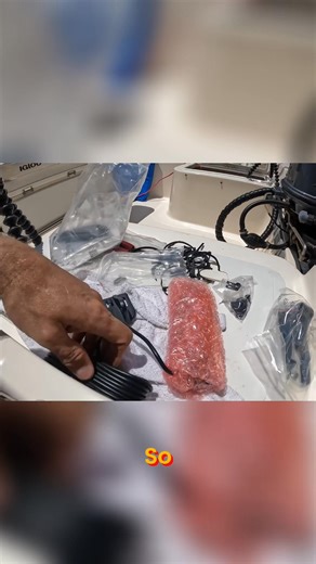 He's mounting a new bracket and pulling wire. First, he puts the bracket on. Then, he removes the old one to mount the new one. With the new bracket mounted, he can start running the wire. #Wiring #ElectricalWork #DIY #HomeImprovement #BracketMounting | Born Again Boating