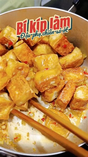 Crispy lemongrass chili tofu #homecooking #food #cooking #friedtofu
