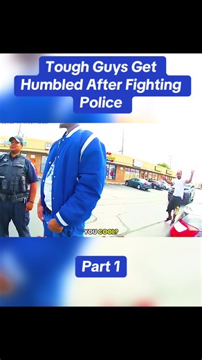 Tough Guys Get Humbled After Fighting Police #cops #police #bodycam #policeofficer #foryou.