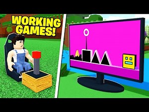 WORKING COMPUTER GAMES IN BUILD A BOAT! *INSANE*
