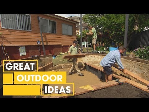 Transforming a Pool into a Sunken Garden: Part 1 | Outdoor | Great Home Ideas
