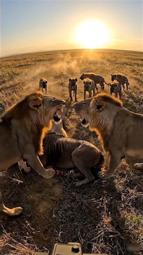 Lion POV Hunt in Serengeti National Park 🦁🔥 | Realistic GoPro Predator Chase