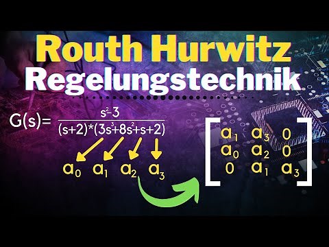 Routh-Hurwitz criterion explained in detail | Matrix notation | Stability of a control loop