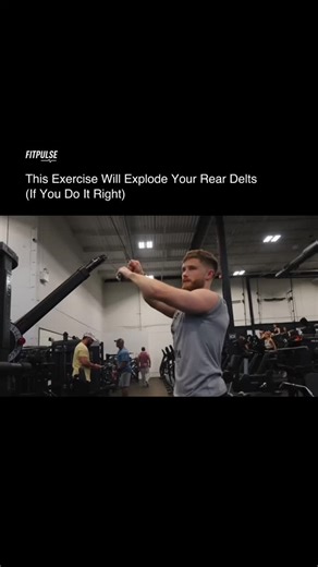 Workouts | Form Fixes | Muscle Growth on Instagram: "Most lifters turn this into a trap exercise. If you want your rear delts to actually grow, focus on controlled movement, deep stretch, and full range — not just swinging the weight. Set the cables slightly above shoulder height. Cross slightly at the front for a deeper stretch. Pull wide, not back. Control the eccentric. Let the rear delts initiate — not your upper traps. Small technical changes. Massive difference in stimulus. Train smart. Gr