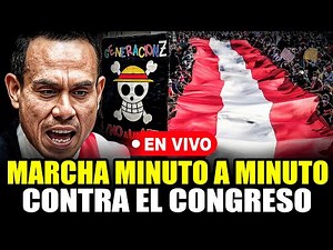 🔴¡ÚLTIMO MINUTO! MARCHA NACIONAL CONTRĄ CONGRESO Y JOSÉ JERÍ | GENERACIÓN Z 15/10