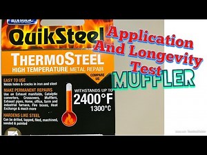 2014 Eqinox Exhaust Repair with Thermosteel by Quiksteel