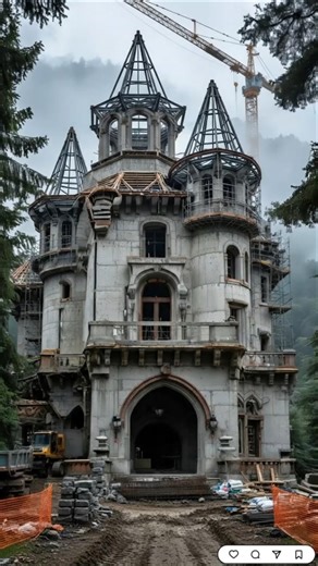 Watch This Castle Build Itself in 20 Seconds 🏰 #timelapse #castle #fastbuild