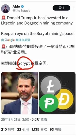 Based on the Scrypt mining algorithm, the first-layer public chain of proof-of-work (PoW) consensus