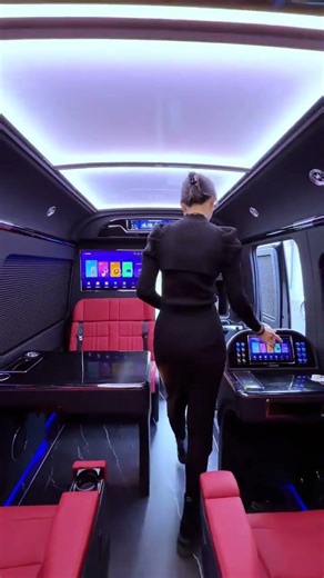 Luxury VIP bus, Privately customized luxury interior#car #supercars #luxurycars #bus