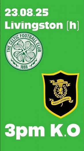 Celtic FC 1st 5 fixtures