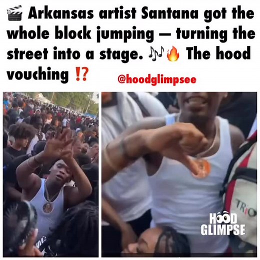 🎬 Arkansas got them one 🔥 @sgsantana138 ⁉️ | Hood Glimpse