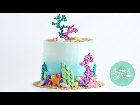 Under The Sea Cake Tutorial