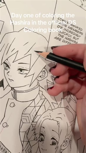 Coloring Giyu Tomioka from Demon Slayer