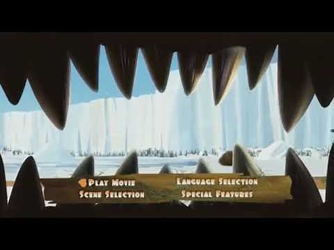 Ice Age 3: Dawn of the Dinosaurs 2009 DVD Menu Walkthrough