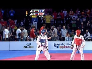 Female -57kg Semifinal: Iran vs. Philippines I 22nd Asian Taekwondo Championships