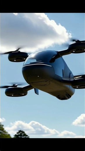 🚀 Futuristic Flying Bike Lands Straight on the Rooftop | Next-Gen Vehicle Concept #animation