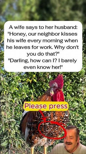 Neighbor Kisses Wife Goodbye... Why Not You? I Barely Know Her! 😂🚪 #laugh #funny #memes