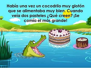 Cuento Matemático El Cocodrilo Glotón
