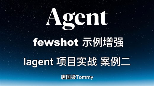 大模型Agent实战 LLM智能体轻量级开发框架 lagent 项目实战 案例二 fewshot 示例增强