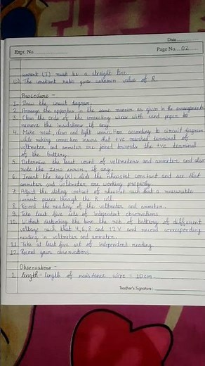 class 12th physics practical file experiment 1