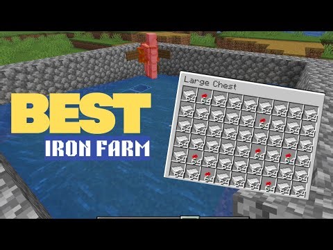 Best Minecraft Iron farm| Java| EASY
