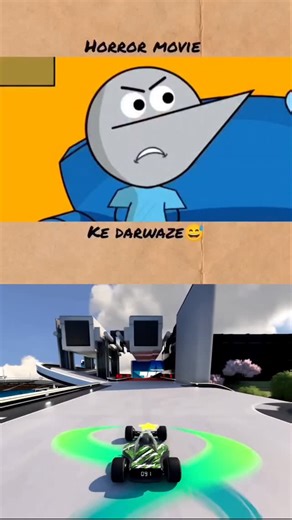Angry Prash on Instagram: "Horror Movie Ke Darwaze 😂🤣 . . . . . . . #funny #angryprash #darwaze #bhoot #horror #movie"