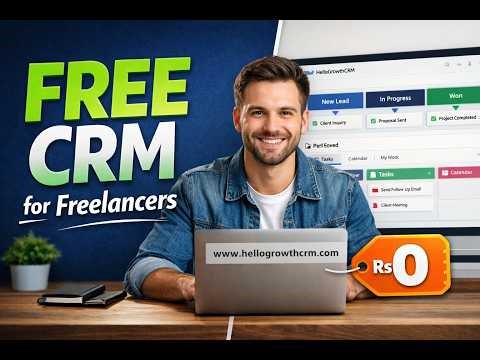 CRM for Freelancers & Solopreneurs — Free Plan Walkthrough | HelloGrowthCRM