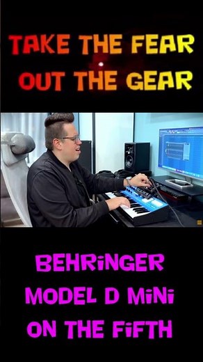 Behringer Model D mini on the fifth #behringer #moog #minimoog #musicproducer #synth #music