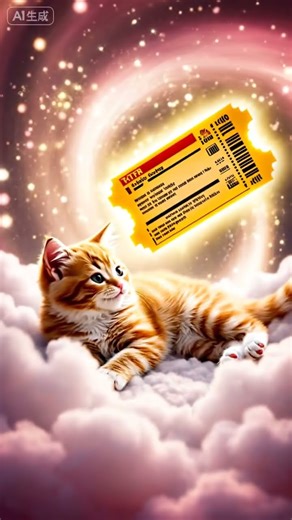 Cat Dreams of Winning the Lottery, Happiness Reaches the Peak!