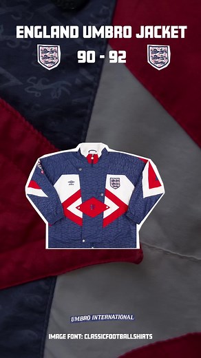 Vintage England Umbro 90-92 Football Jerseys Collection