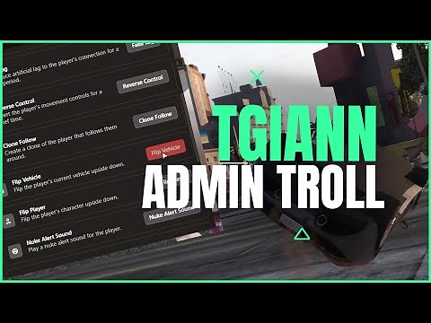 Fivem TGIANN Admin Troll Script