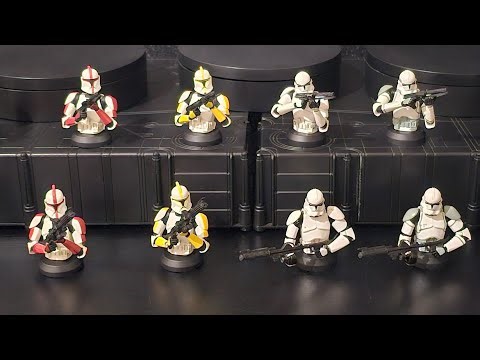 Star Wars Gentle Giant Mini Bust-ups. Clone Troopers. Attack of the Clones. Revenge of the Sith
