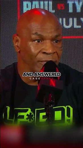 Mike Tyson Wasn't Having This Question
