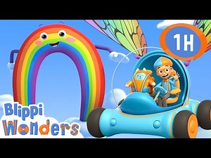 Let’s Make a Rainbow with Blippi! 🌈 | Blippi Wonders Educational Videos for Kids