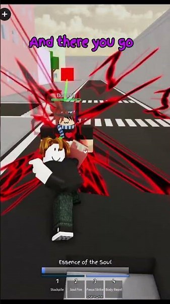 How to use mahito's secrect blackflash in #jjs #roblox 💥