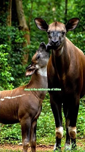 Okapi -_- The Real-Life Mystery Animal..