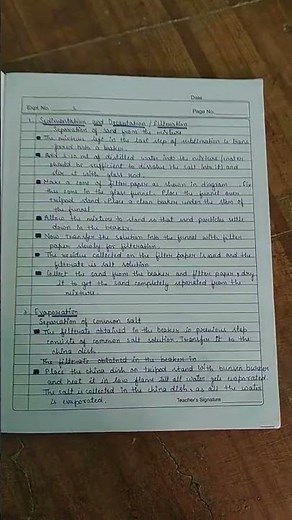 Class 9th *Science (Chemistry) Practical#Experiment 3#