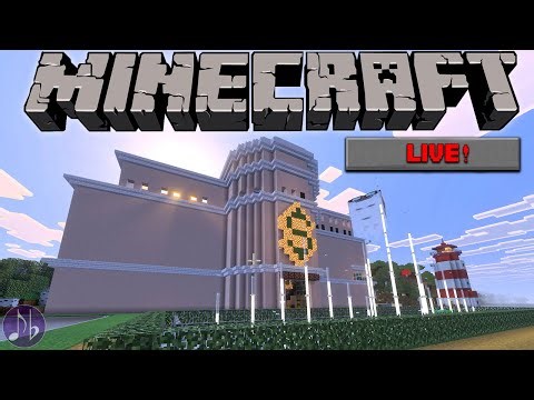 Building a Horse Race Track - MINECRAFT LIVE