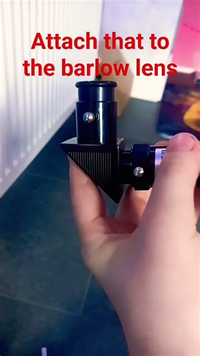 tutorial for barlow lens #telescope #tutorial