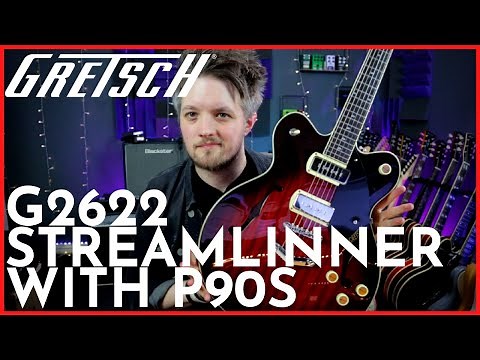 GRETSCH G2622 P90 STREAMLINER - A Streamliner with P90s!