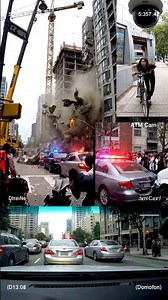 😱Crane Operator Fails — Building Collapses Into the Street!